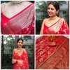 SF 453 Organic Banarasi Lichi Silk Party Wear Sarees Wholesale Shop In Surat